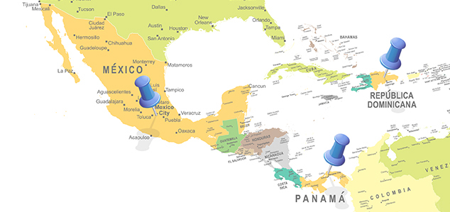 sedes centroamérica Sedes de Italsan Américas